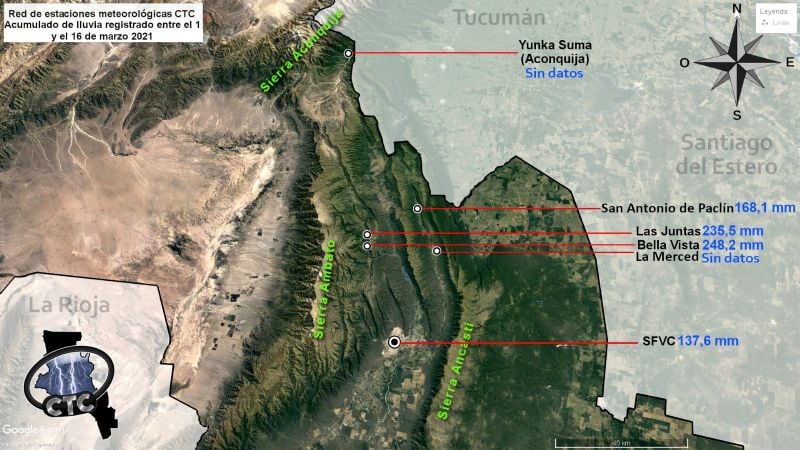 Llegamos a mitad de marzo, ¿cómo están los acumulados de lluvia?