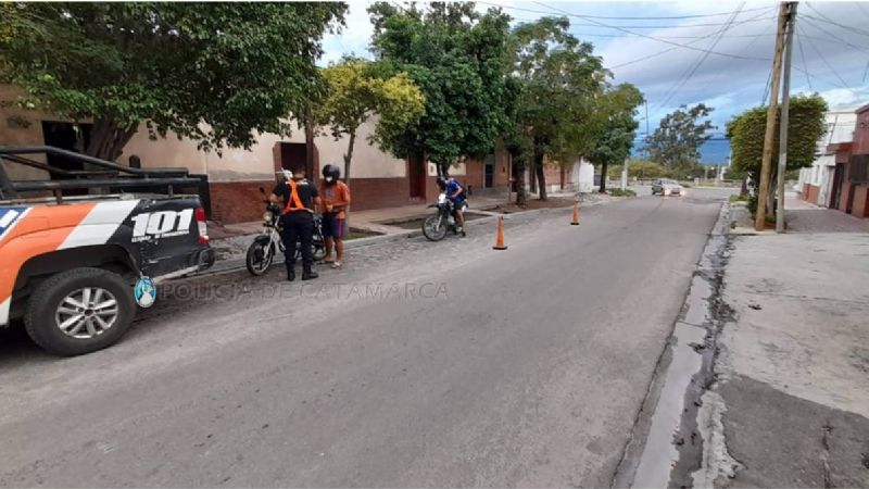 Secuestran cinco motos a conductores infractores
