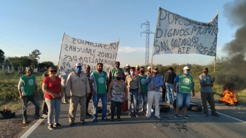 Municipales de Icaño, Quirós y San Antonio vuelven al corte de ruta