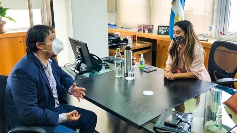 Nóblega se reunió con la Secretaria de Turismo de la Nación