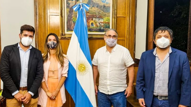 Basterra recibió al intendente de Tinogasta