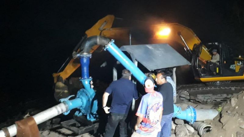 Paulatino regreso del servicio de agua potable a algunas zonas