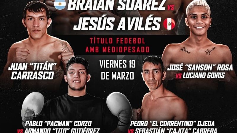 “Pacman” Corzo a debutar y “Sansón” Rosa viajan a Rosario