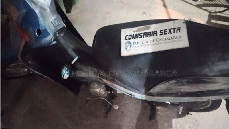 Robaron una moto y la abandonaron cerca de una escuela