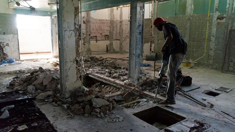 Siguen adelante las refacciones en el Hospital San Juan Bautista
