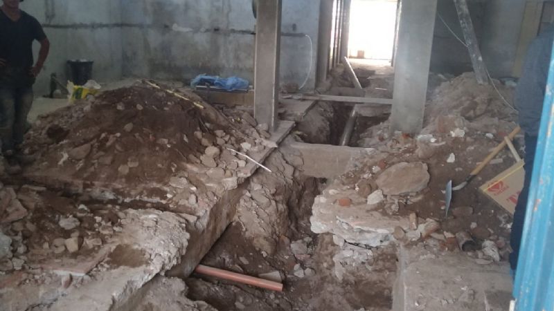 Siguen adelante las refacciones en el Hospital San Juan Bautista