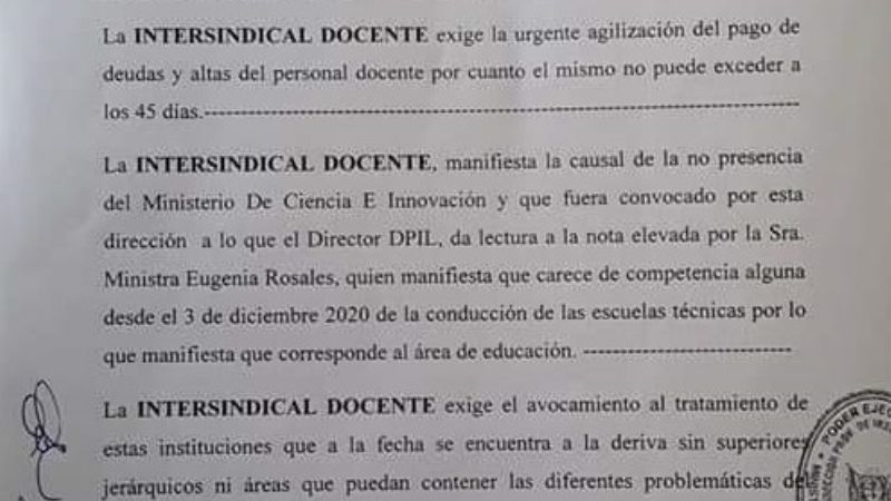Educación: nueva audiencia sin avances en lo salarial
