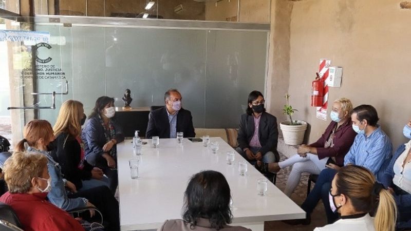 Moreno se reunió con referentes de la Diversidad