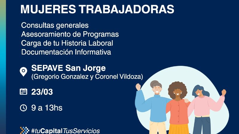 2° jornada del Operativo Nacional Mujeres Trabajadoras