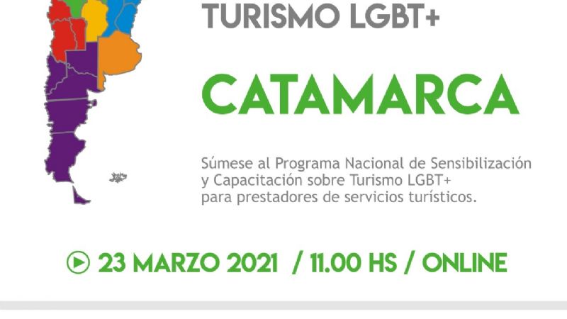 Capacitación Virtual sobre Turismo LGBTQ+ para destinos argentinos