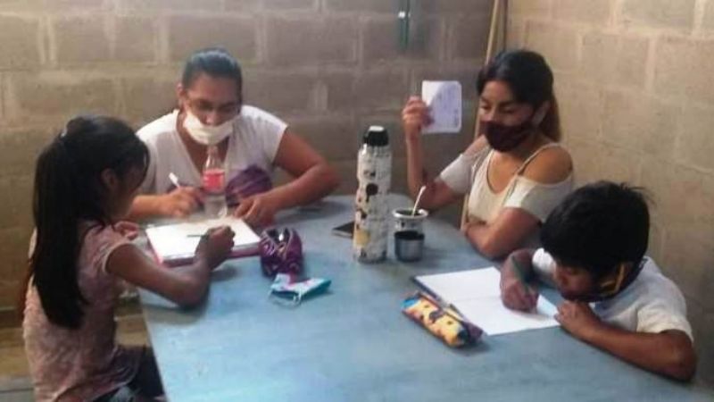 Actividades en la comunidad de Valle Chico