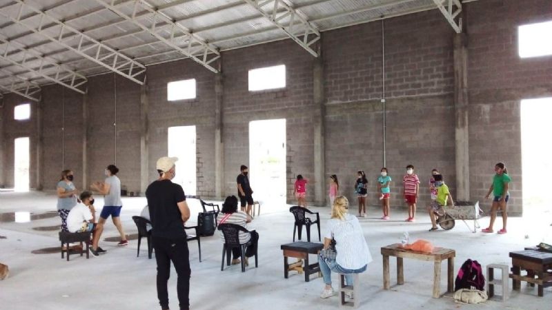 Actividades en la comunidad de Valle Chico