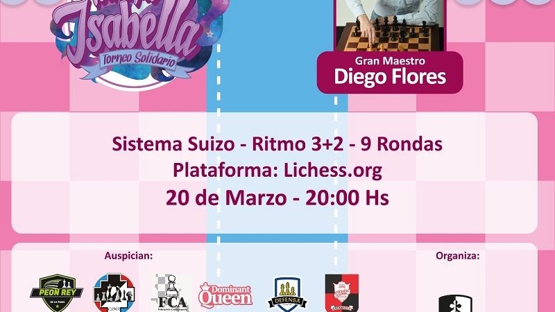 Este sábado va el 10mo. torneo solidario “Todos por Isabella”
