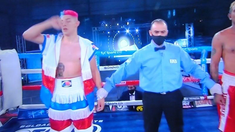 Pablo Corzo en el 4to. y “Sansón” Rosa en el 2do., por KO