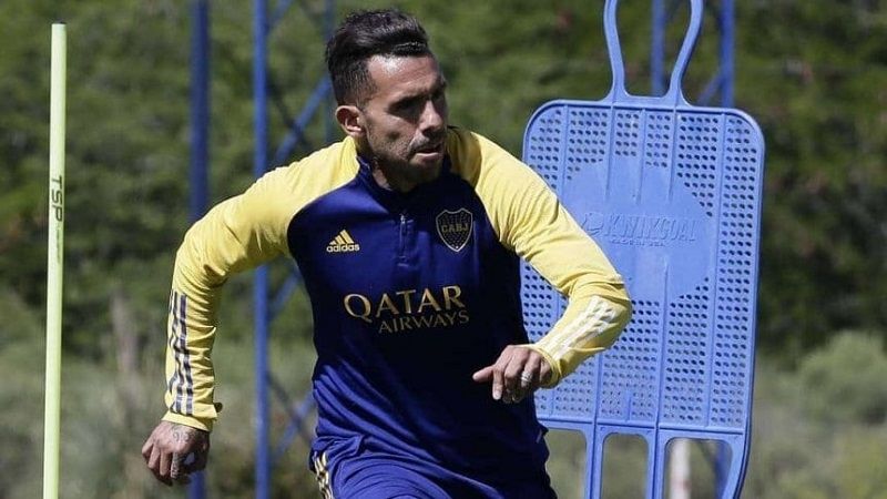 Tevez volvió a los entrenamientos con Boca
