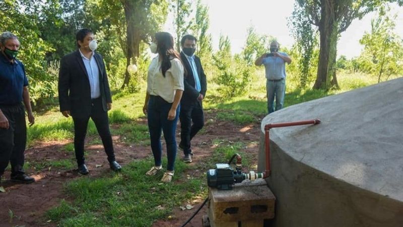 Se habilitaron 16 cisternas de agua en Costa de Reyes