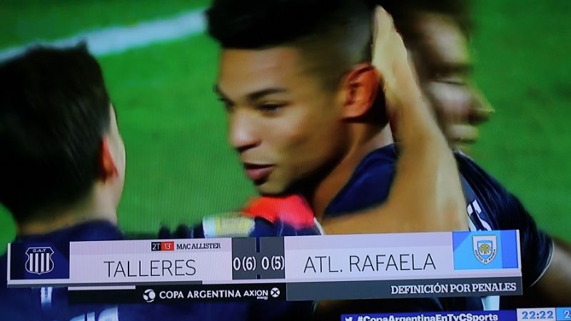 Talleres eliminó en penales a Rafaela de la Copa Argentina