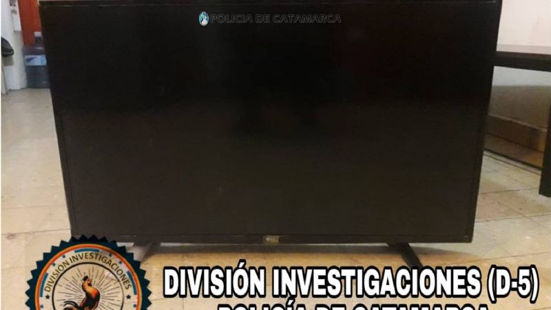 Recuperan elementos de un cuantioso robo domiciliario