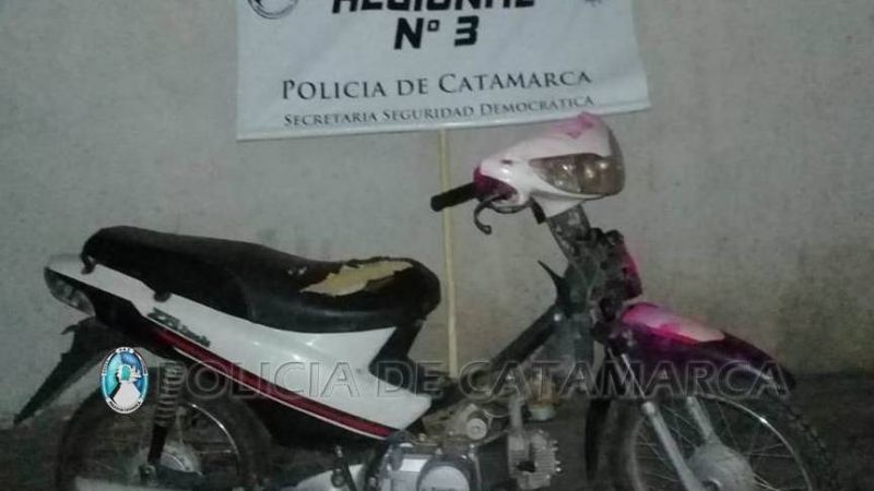 Recuperan herramientas robadas y una moto en Belén