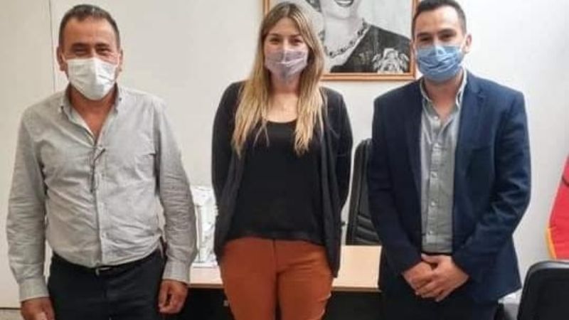 Gestiones para obras de energía y edificios escolares en Ancasti