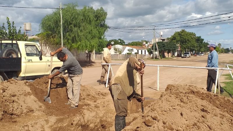 Solucionaron pérdida de agua en un sector de Recreo