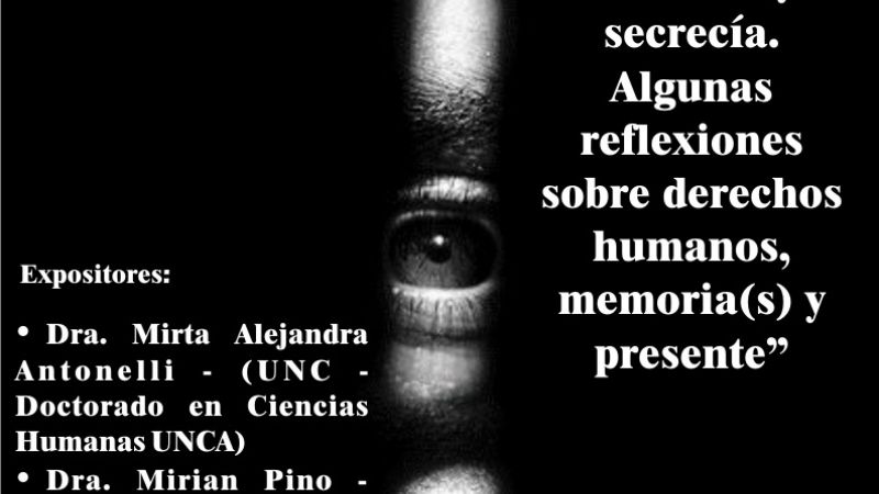 Panel y conversatorio por el Día de la Memoria