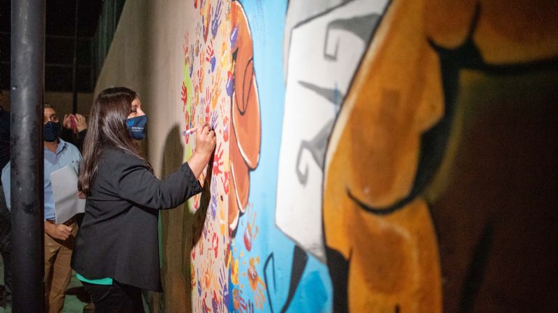 Estela de Carloto saludó a los estudiantes de la Residencia Universitaria