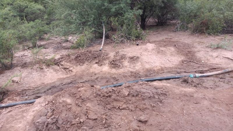 AySA realiza tareas de mantenimiento en el paraje El Mático