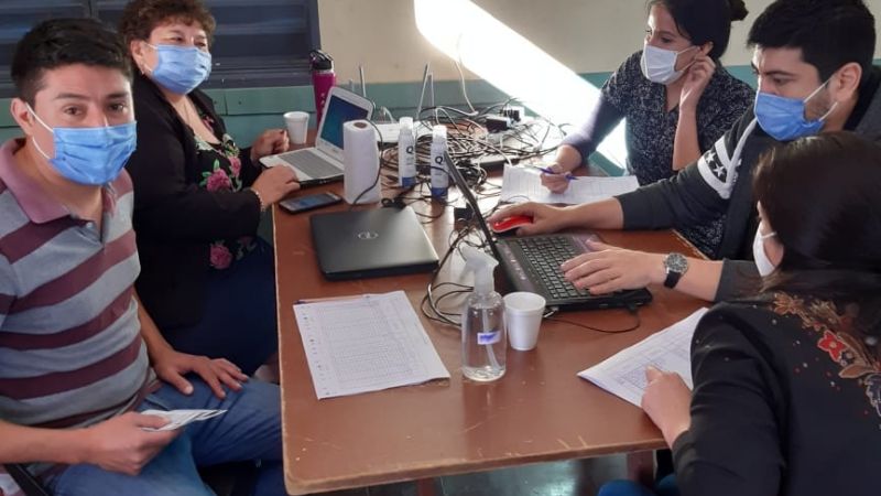 Vacunan a mayores de 80 años en Icaño