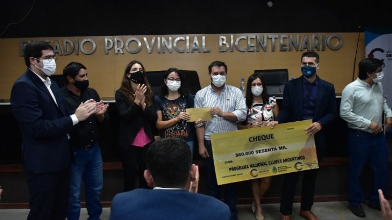 Entregaron aportes del programa “Clubes Argentinos”