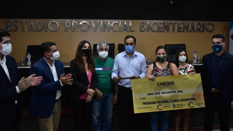 Entregaron aportes del programa “Clubes Argentinos”