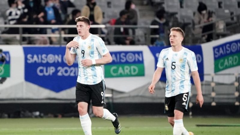 Con gol de Gaich, Argentina venció a Japón, en amistoso Sub 23