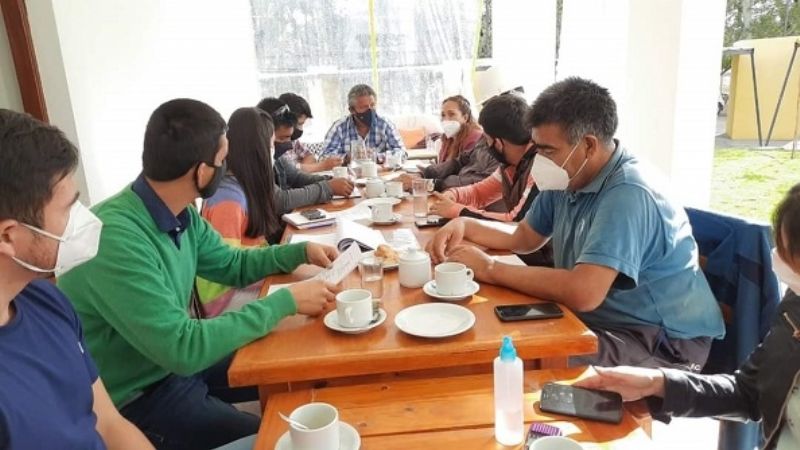 Reunión por el inminente asfaltado de calles en San José