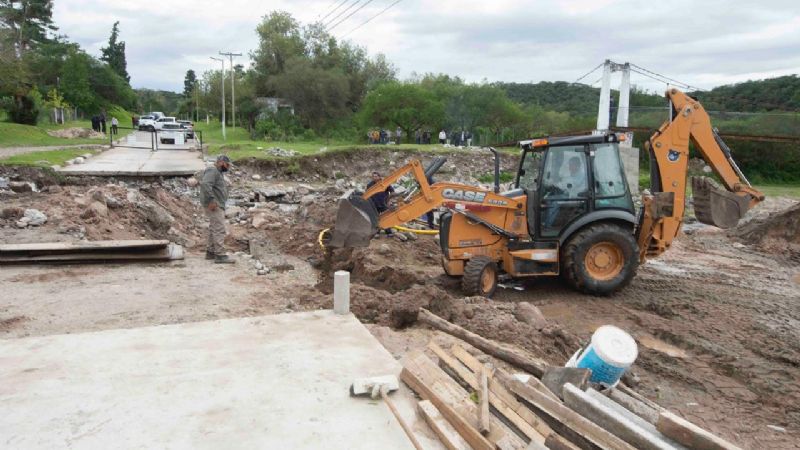 Jalil y equipo recorrieron obras y anunciaron una nueva ruta