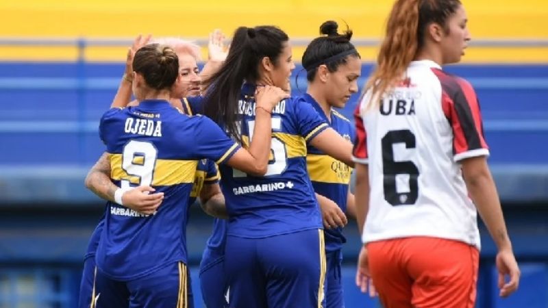 Goleadas de Boca y River en el Fútbol Femenino de AFA