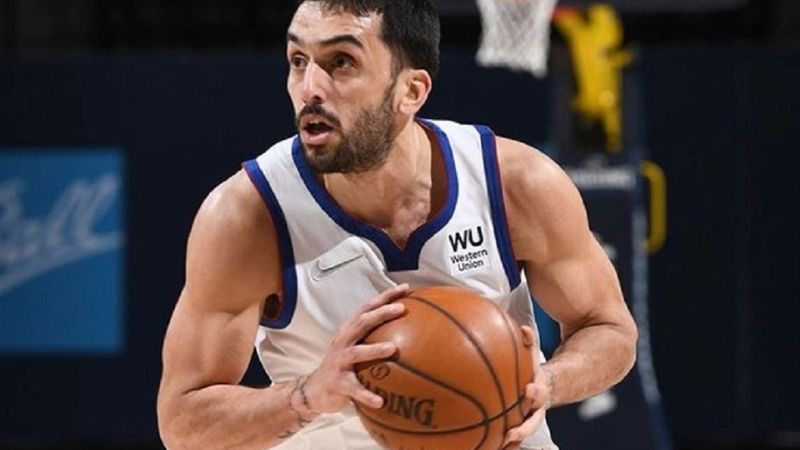 Defensa y caño de Campazzo, en triunfo de Denver