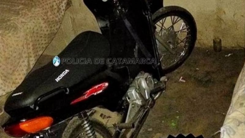 En allanamiento secuestran una moto
