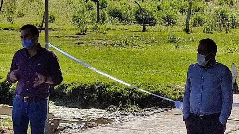 Santillán cumplió 4 años de gestión en Ancasti y lo celebró con inauguración