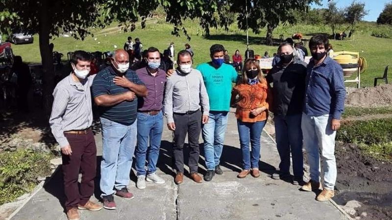 Santillán cumplió 4 años de gestión en Ancasti y lo celebró con inauguración