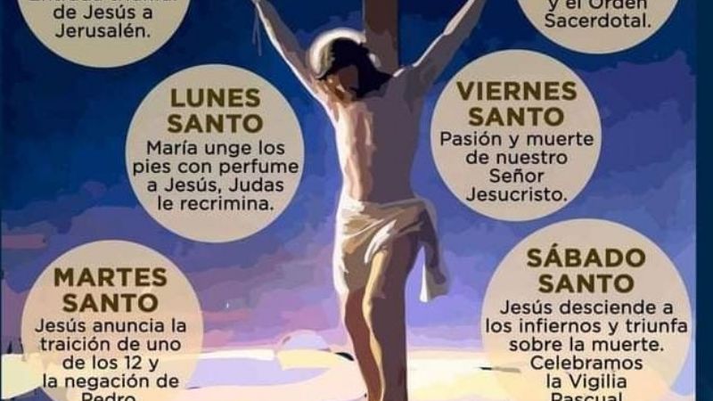 Programa de Semana Santa en la Parroquia San Roque