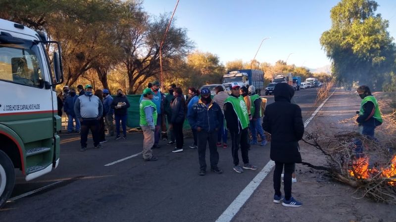 Protestas múltiples en toda la provincia por un aumento salarial