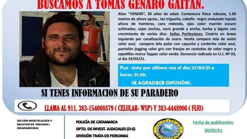 Buscan a un hombre que se ausentó de su domicilio