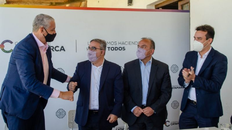 Jalil recibió al secretario de Derechos Humanos de la Nación