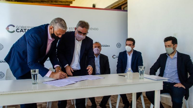 Jalil recibió al secretario de Derechos Humanos de la Nación