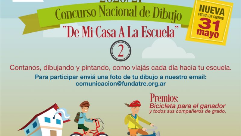 Se pospone la finalización del concurso “De mi casa a la escuela II”