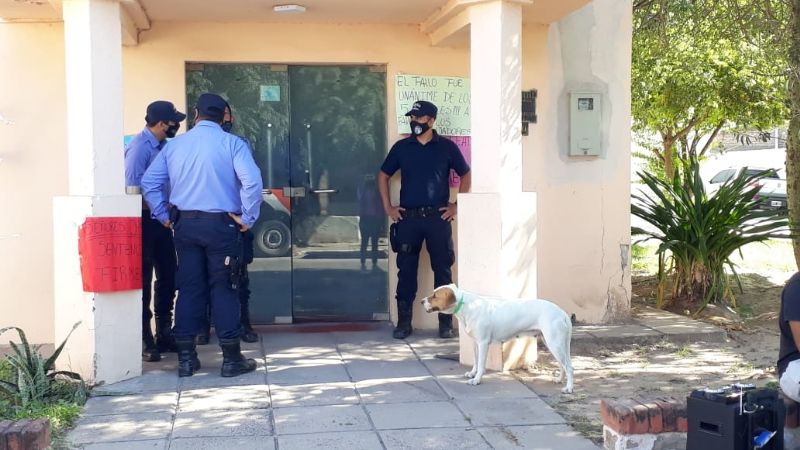 Sin descanso: nueva protesta de municipales de Recreo