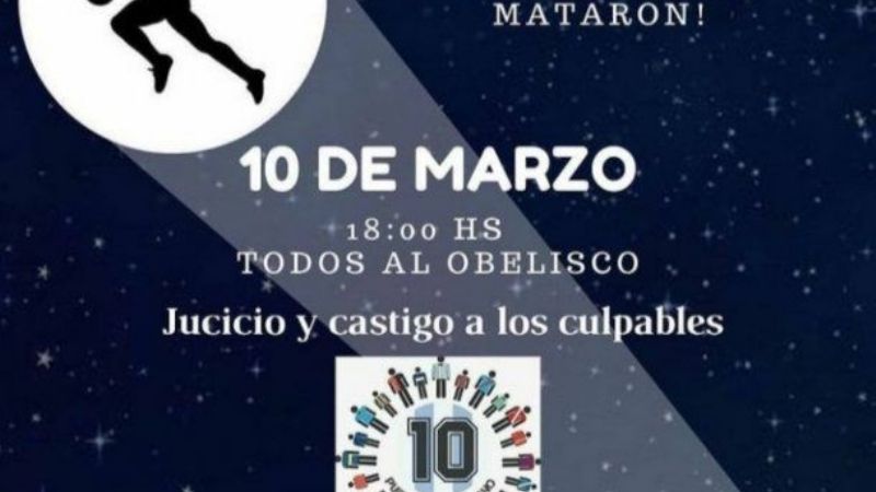 Convocan a una marcha para pedir justicia por Diego