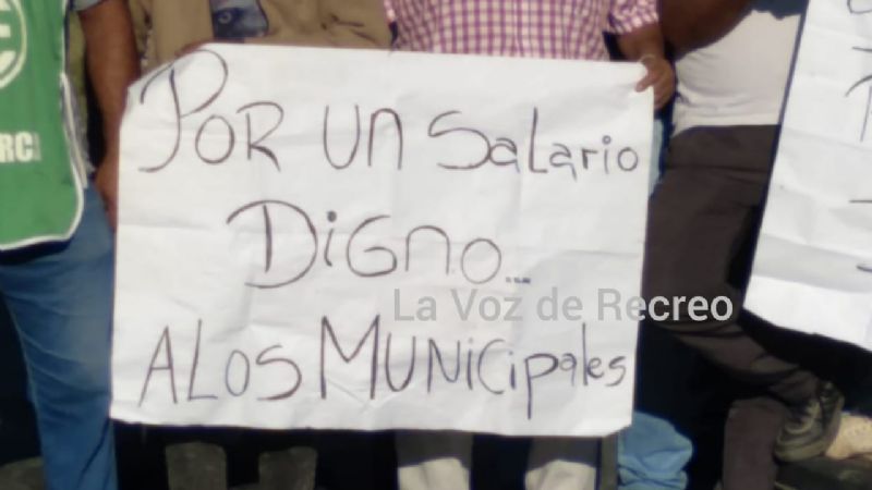 Municipales cortan Ruta Provincial N°2, en San Antonio de La Paz