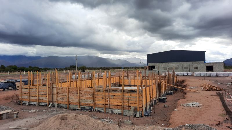 Avanza la obra del complejo deportivo el “Gigante Dormido”