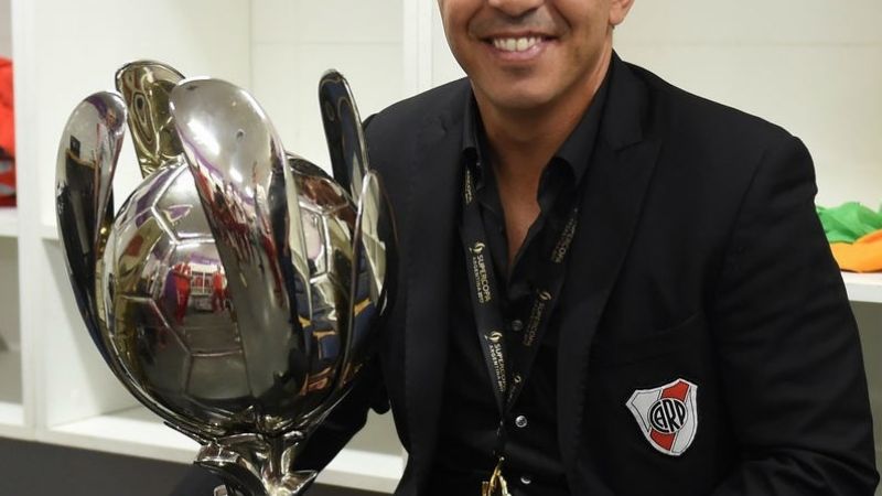 River y Gallardo, otra vez “de copas”